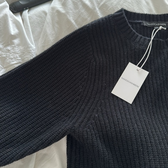 NakedCashmere Black Crew Neck Sweater - Picture 2 of 6